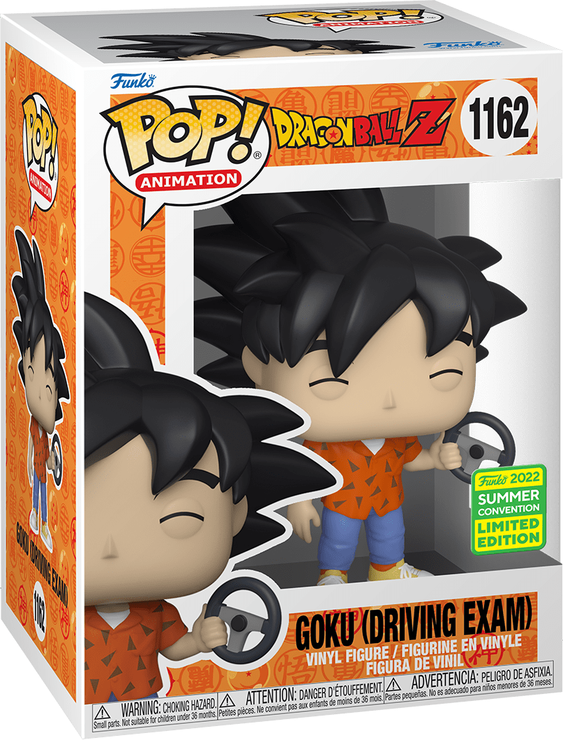 Funko Pop! Animation: Dragon Ball Z Goku (Driving Exam) 2022 San Diego –  Fundom