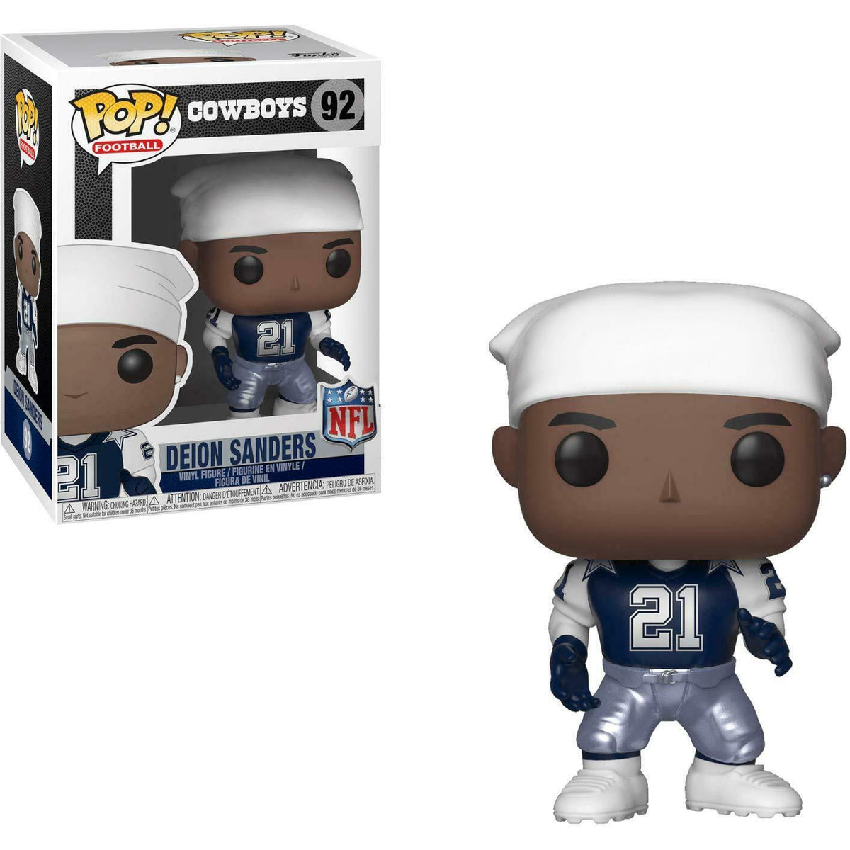 Funko Pop! Football Dallas Cowboys Deion Sanders Third Jersey #92 –  Undiscovered Realm