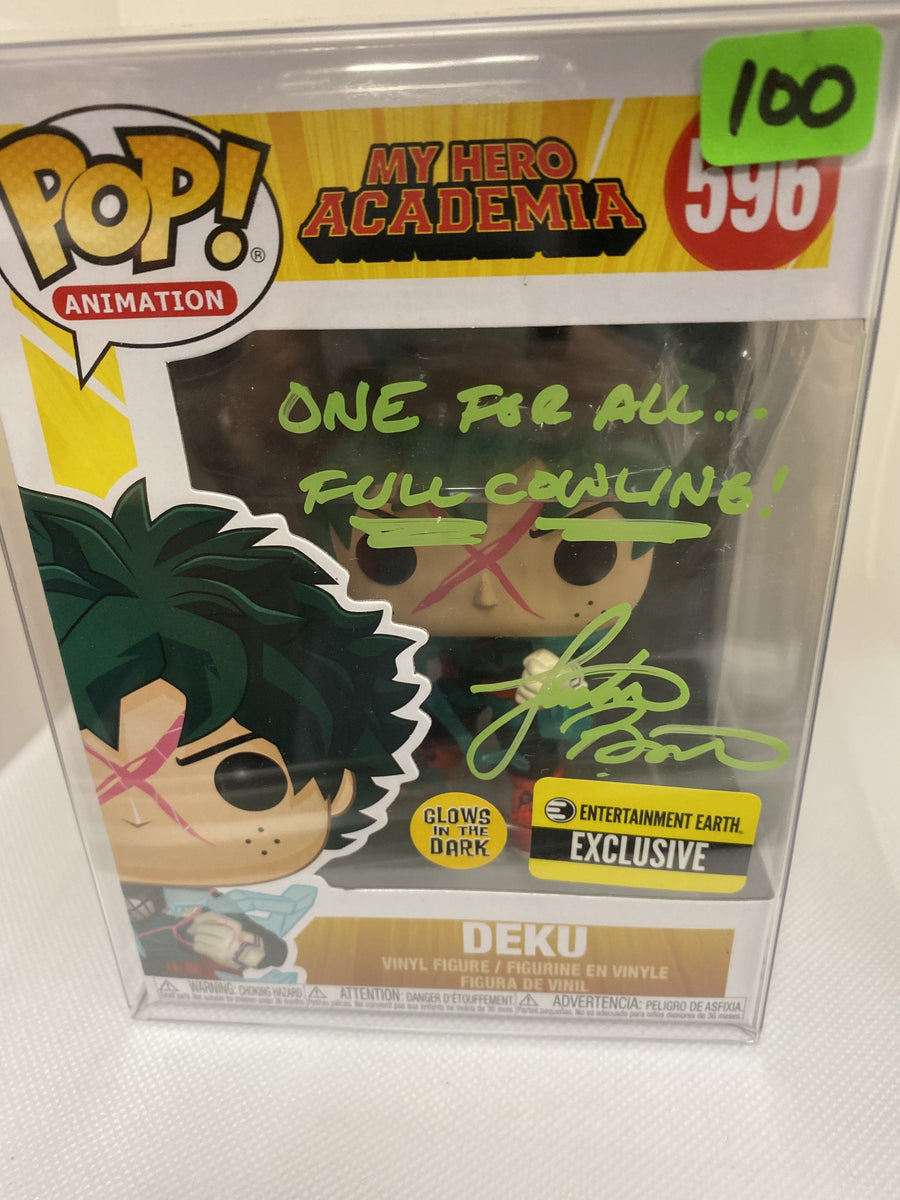 Deku 2024 signed funko Pop