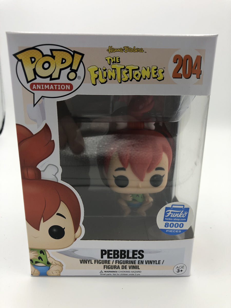 Funko Pop The Flintstones Pebbles Exclusive #205 (Limited 8000  Pieces)(Shelf Wear)