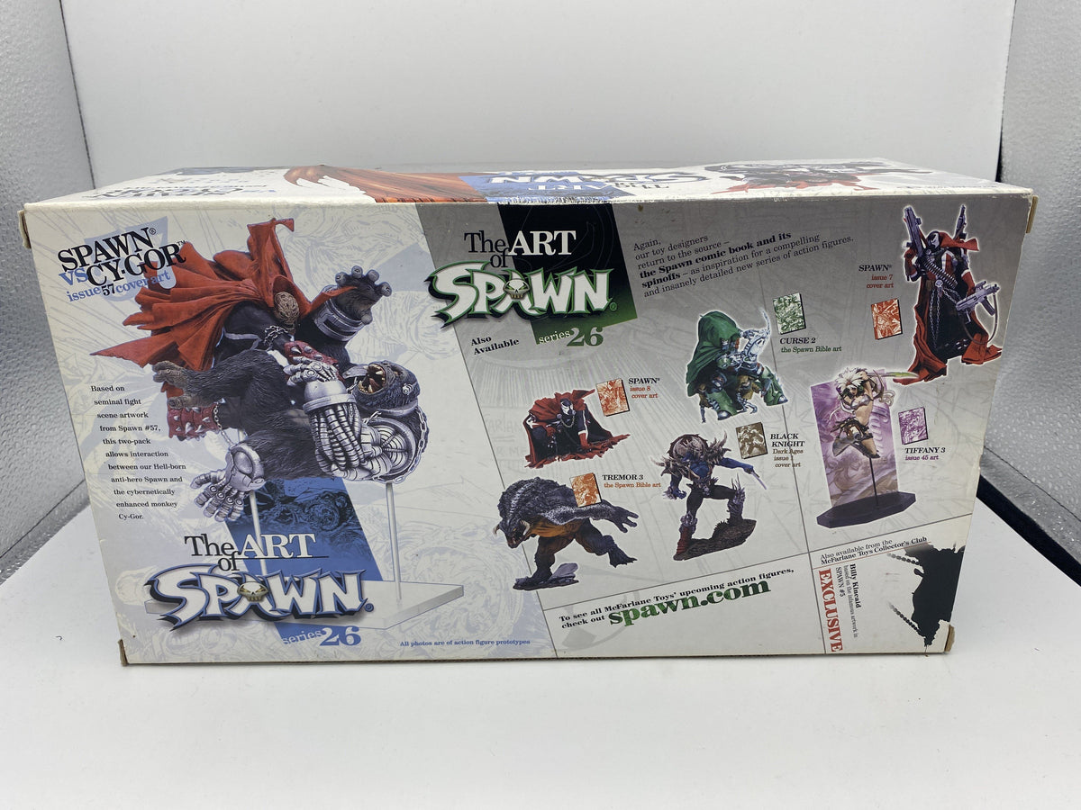 McFarlane Toys The Art of Spawn Spawn Vs Cygor Issue 57 Boxed