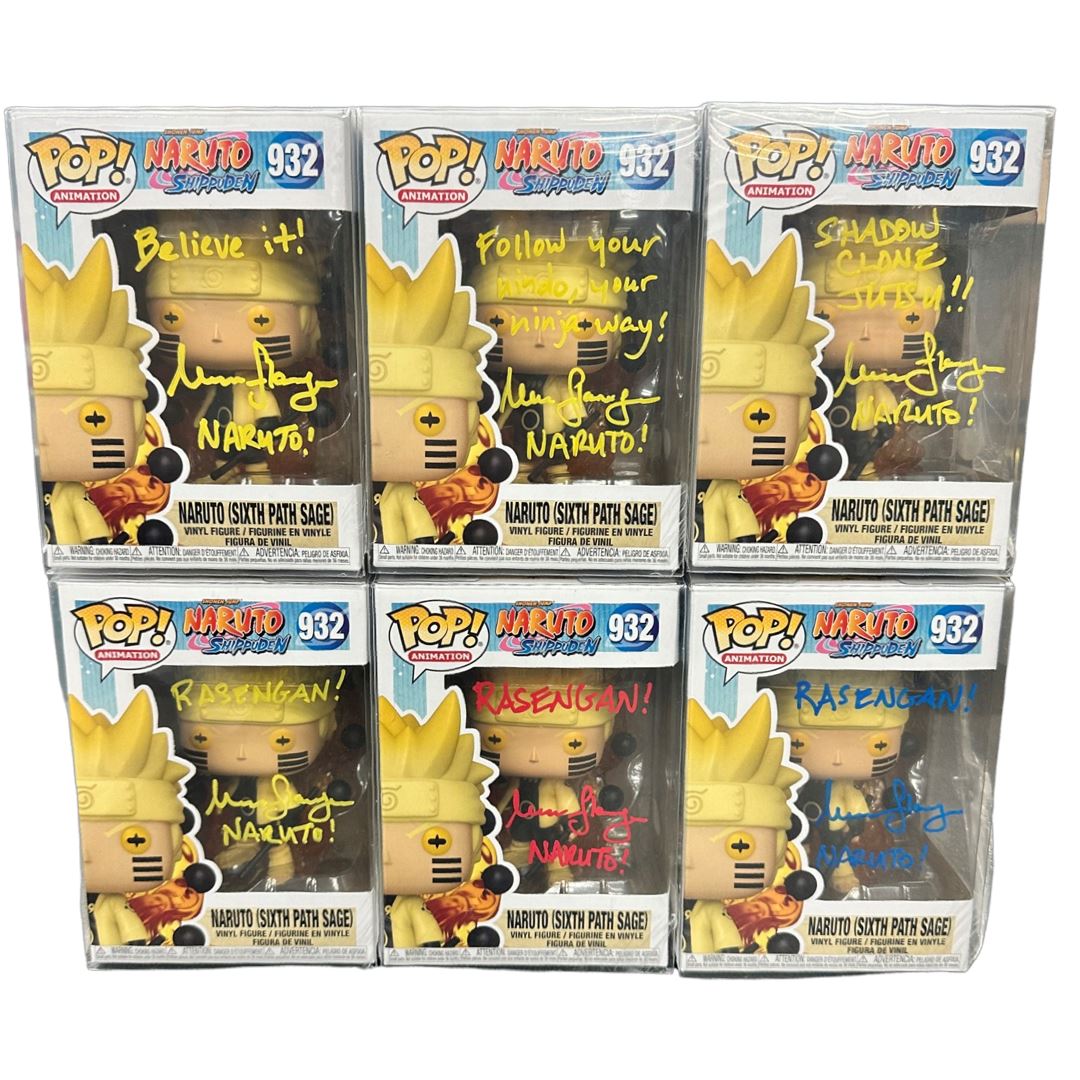 Naruto Six Path Sage Signed Autographed by Maile Flanagan Funko Pop! # –  Undiscovered Realm