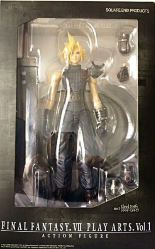 Play Arts Final Fantasy VII (7) Cloud Strife (Vol .1) Action Figure