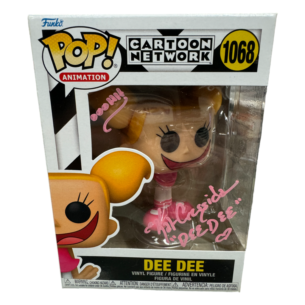 Funko Pop! Dexter's Lab Dee Dee Signed Autographed by Kat Cressida #1068 (JSA Certified)