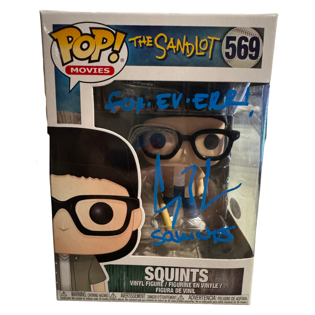 Funko Pop! The Sandlot Squints Signed Autographed By Chauncey Leopardi #569 (JSA Certified)
