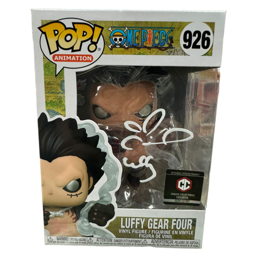 Funko Pop! One Piece Luffy Gear Four SIGNED Autographed by Colleen Clinkenbeard #926 (JSA Certified) (Styles and Colors May Vary)