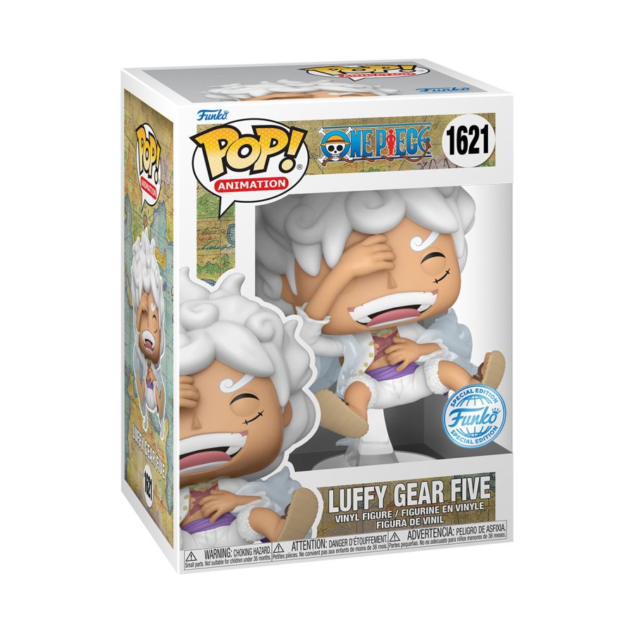 Funko Pop! One Piece Luffy Gear Five (Laughing) Exclusive #1621 (Special Edition)