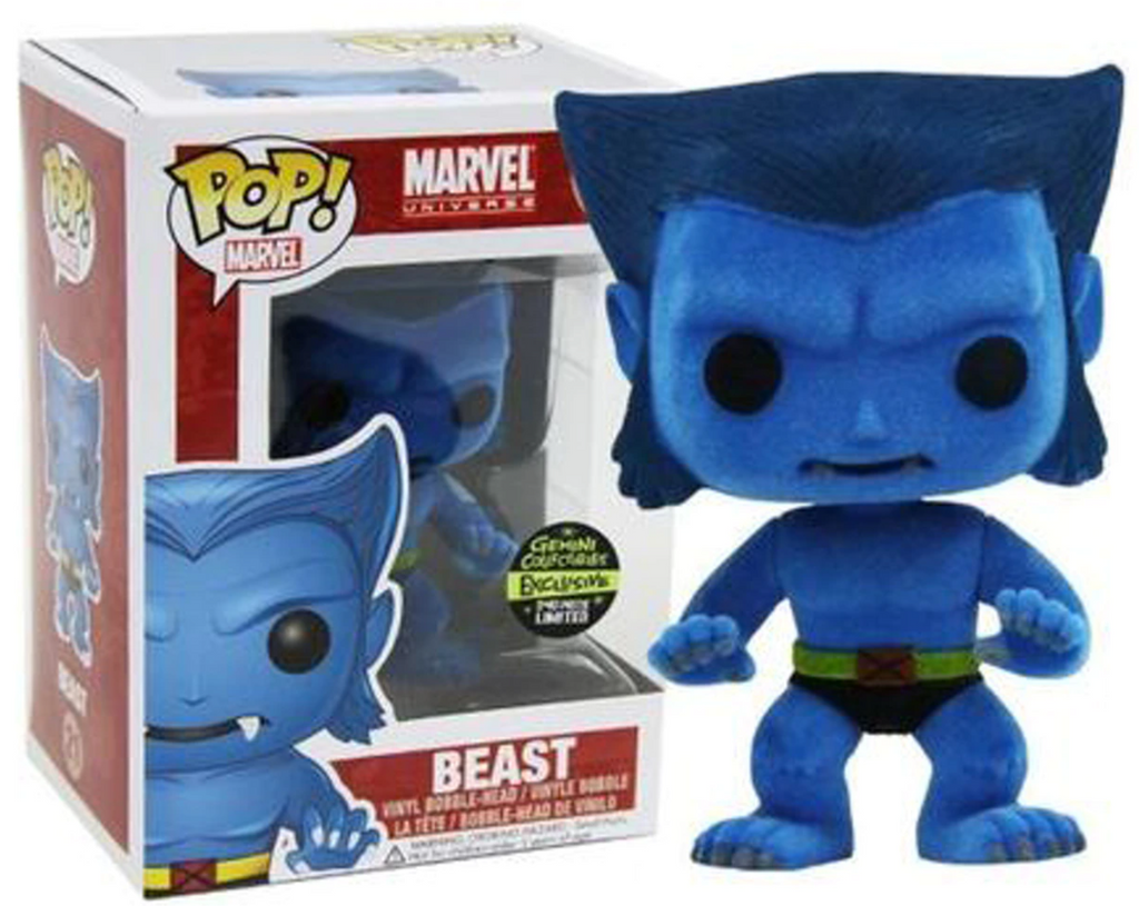 Funko Pop! Marvel Universe Beast Flocked Exclusive #21