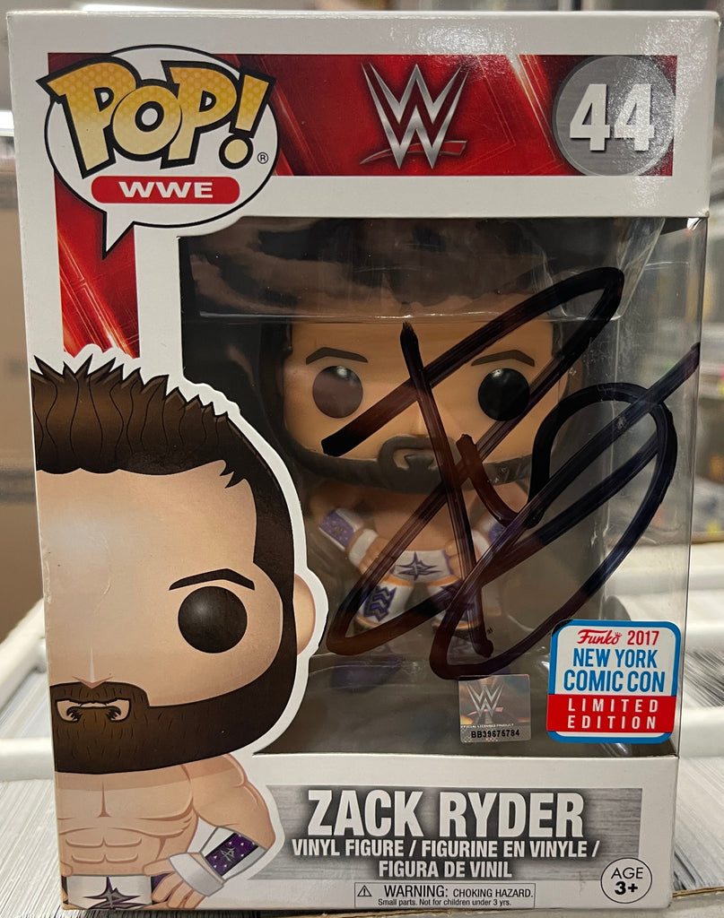 Zack Ryder Signed Autographed Zack Ryder NYCC Exclusive Funko Pop! #44  (JSA Certified)