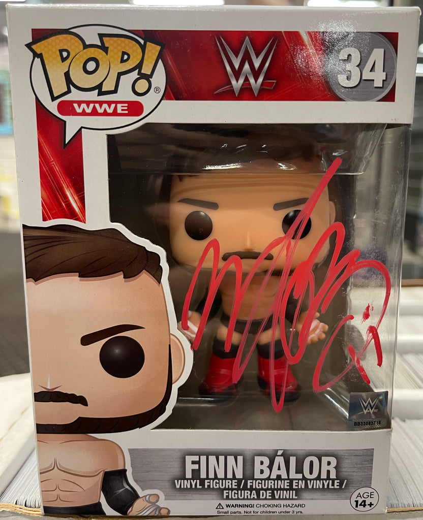 Finn Balor Signed Autographed Finn Balor Funko Pop! #34 (JSA Certified)