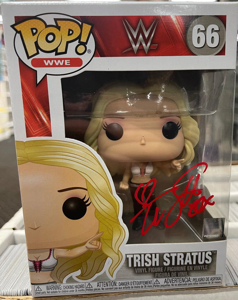 Trish Stratus Signed Autographed Trish Stratus Funko Pop! # 66 (JSA Certified)