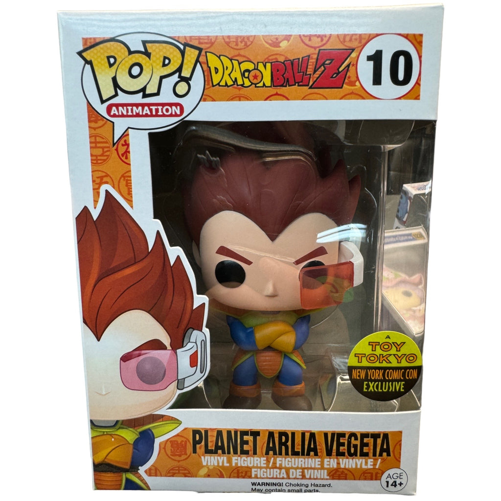 Funko Pop! Dragon Ball Z DBZ Planet Arlia Vegeta NYCC Toy Tokyo Exclusive #10