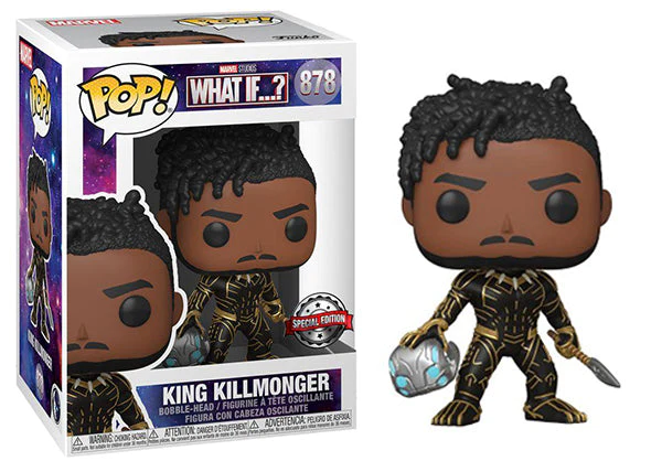 Funko Pop! Marvel What If? King Killmonger Exclusive #878