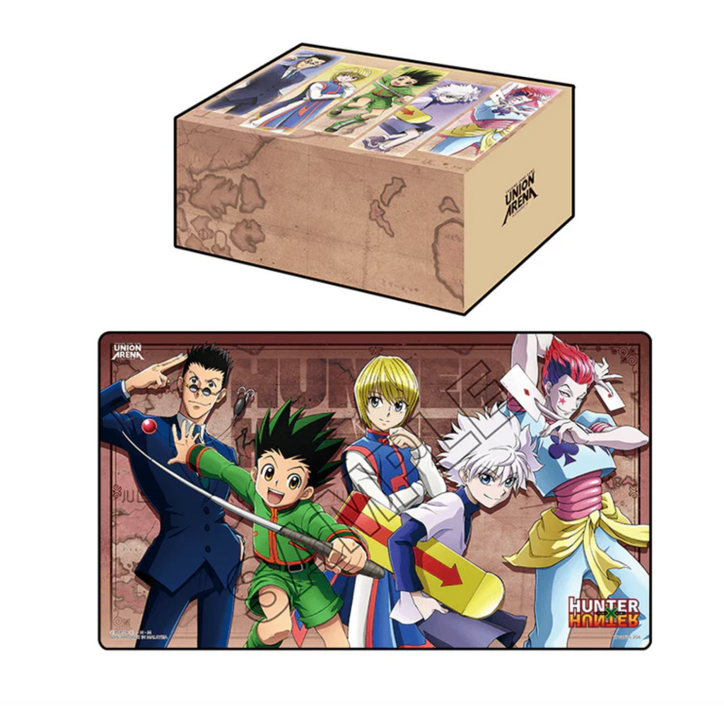 Union Arena Hunter X Hunter Playmat and Half Storage Box Set 