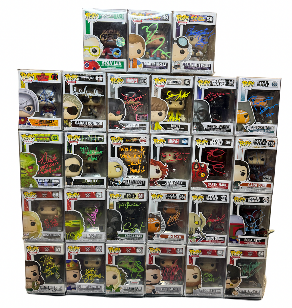 Autograph Funko Pop Mystery Box (Autographed / Signed) 2024 Edition