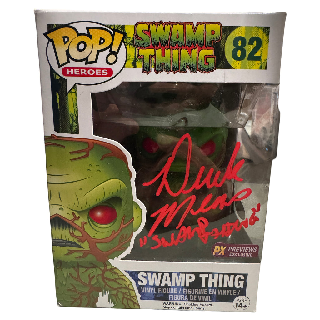 Funko Pop! Swamp Thing Signed Autographed By Derek Mears #82 (JSA Certified)