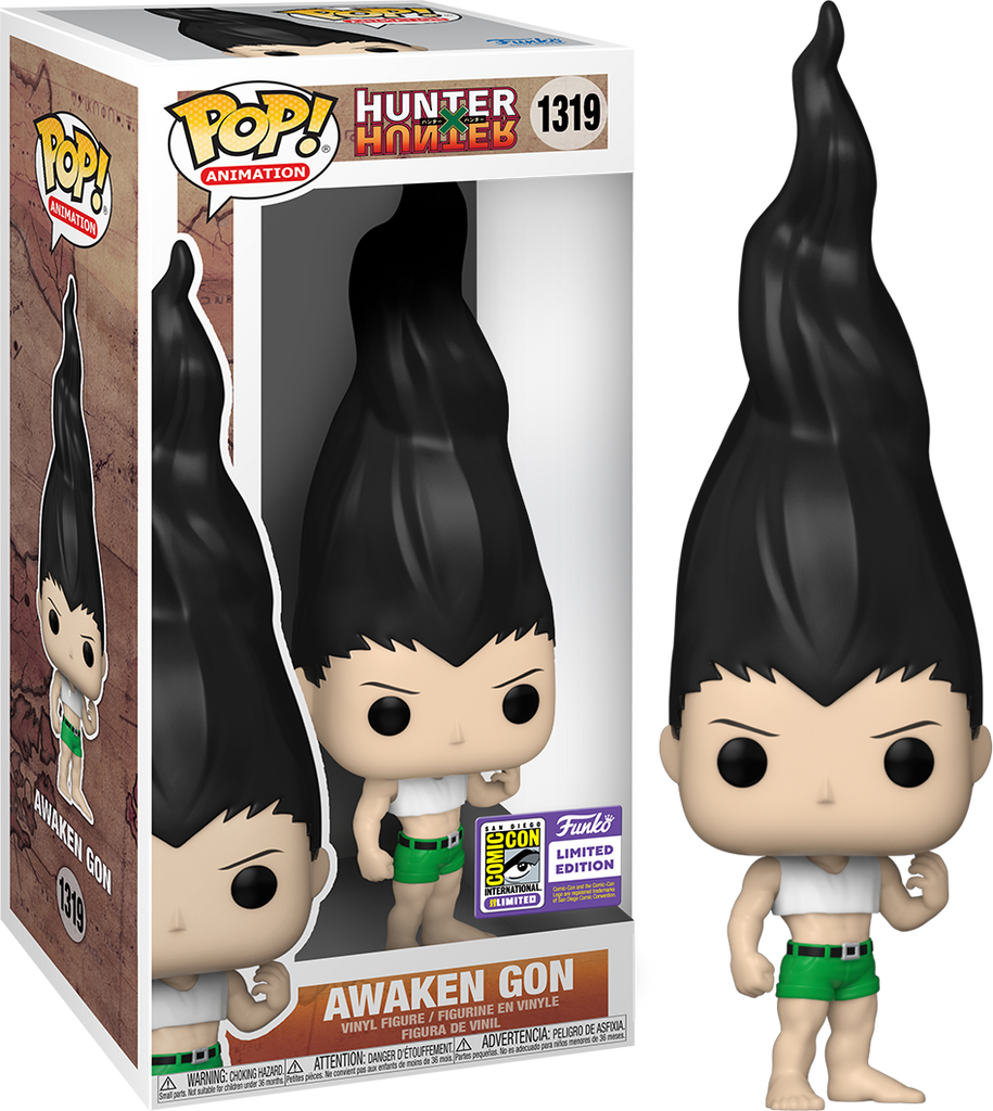 Funko Pop! Hunter X Hunter Awaken Gon SDCC (Official Sticker) Exclusive #1319