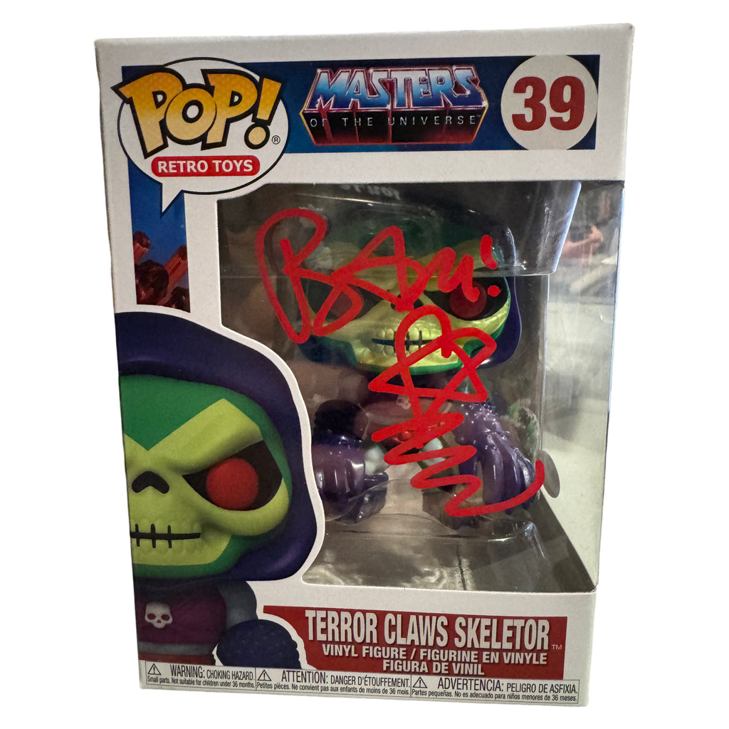 Funko Pop! Skeletor Signed Autographed By Bam Margera #39 (JSA Certified)