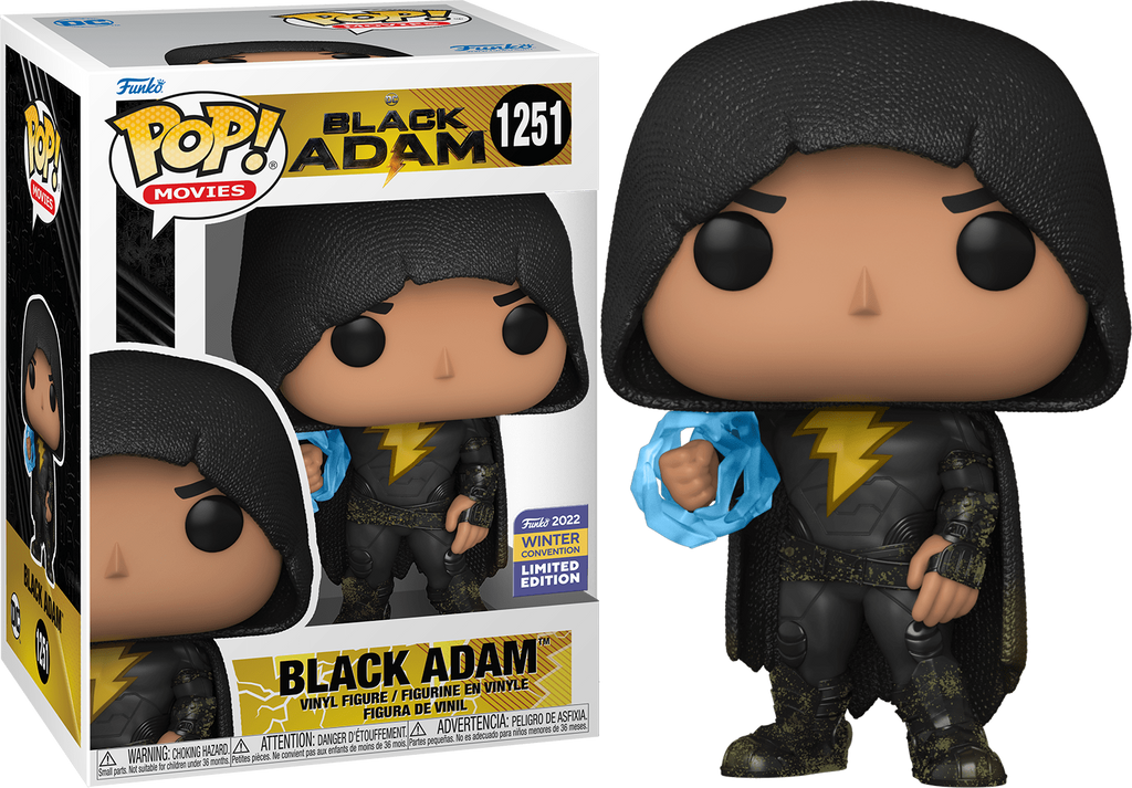 Funko Pop! Black Adam with Cloak Winter Convention Exclusive #1251