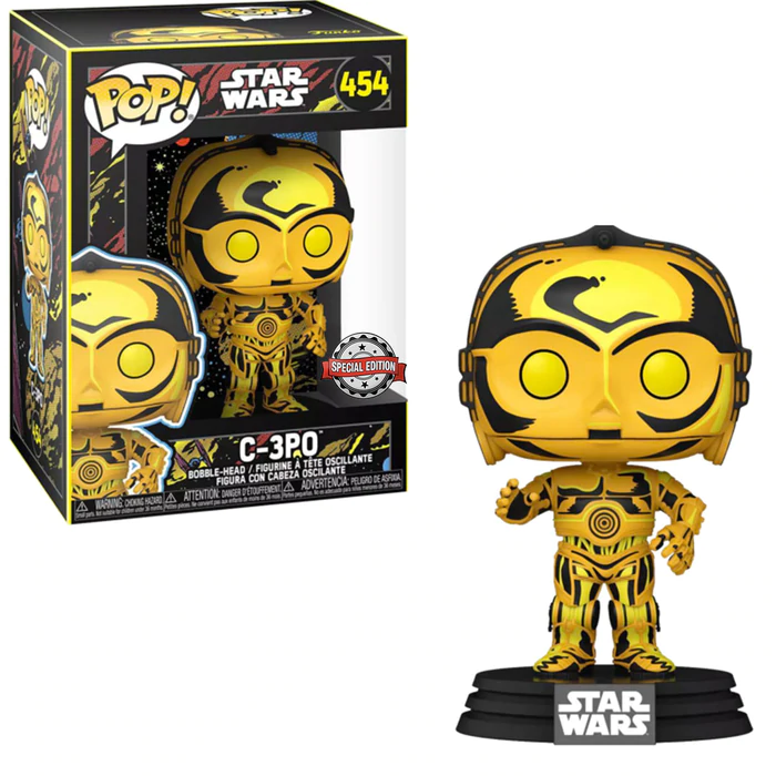 Star Wars C-3PO Retro Exclusive Funko Pop! #454