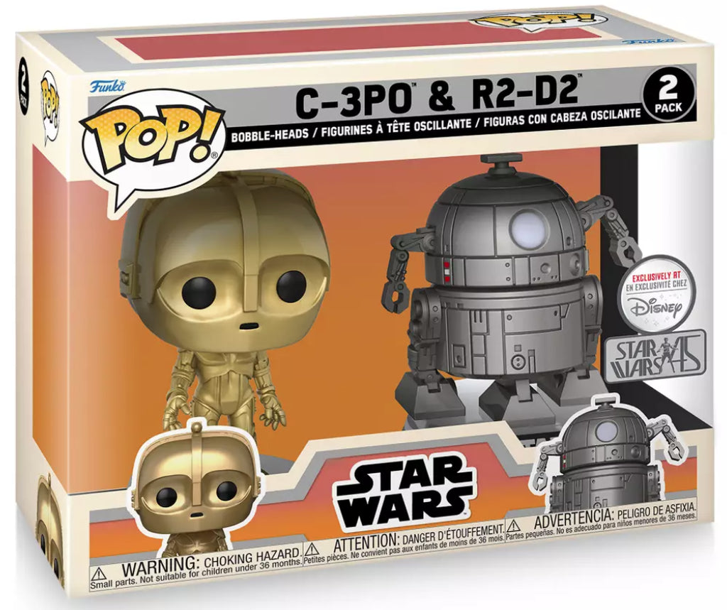 Funko Pop! Star Wars Concept Serries C-3PO and R2-D2 Exclusive 2 Pack