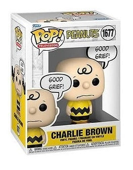 Funko Pop! Peanuts Charlie Brown with Speech Bubble (Good Grief!) #1677