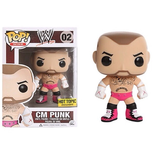 Funko Pop! WWE CM Punk (Pink Trunks) Exclusive #02