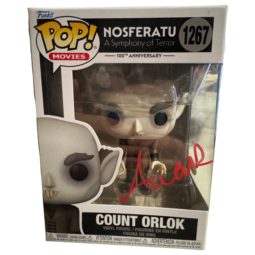 Funko Pop! Nosferatu Count Orlok Signed Autographed By Alexander Ward (Salems Lot Barlow) #1267 (JSA Certified)