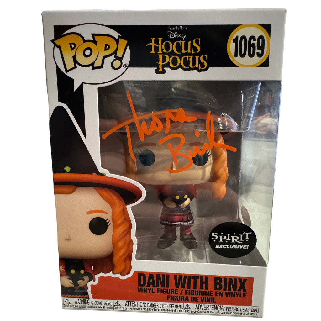 Funko Pop! Hocus Pocus Dani with Binx Signed Autographed By Thora Birch #1069 (JSA Certified)