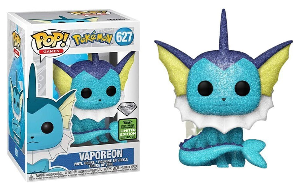 Funko Pop! Pokemon Vaporeon Diamond Spring Convention Exclusive #627