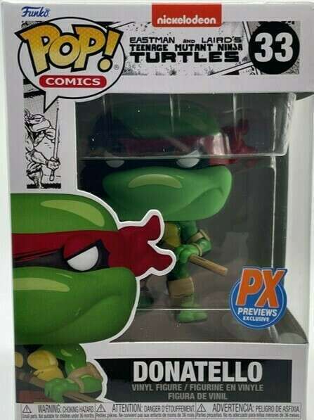 Funko Pop! Eastman and Laird's Teenage Mutant Ninja Turtles Donatello Exclusive #33