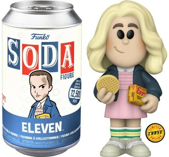 Funko Vinyl Soda Stranger Things Eleven with Wig Chase (Opened Can)