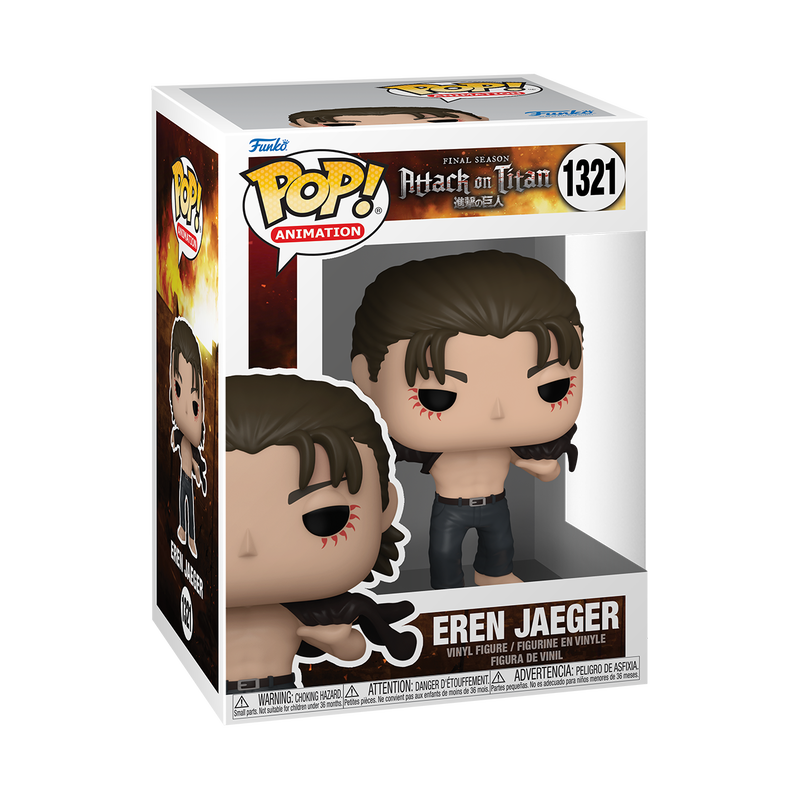 Funko Pop! Attack on Titan Eren Jaeger (Open Shirt) #1321