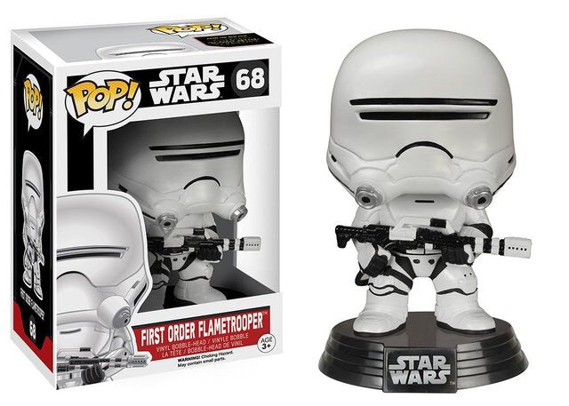 Funko Pop! Star Wars The Force Awakens First Order Flametrooper #68