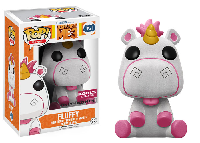 Funko Pop! Despicable Me 3 Fluffy Flocked Exclusive #420