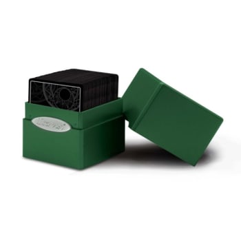 Satin Cube Forest Green