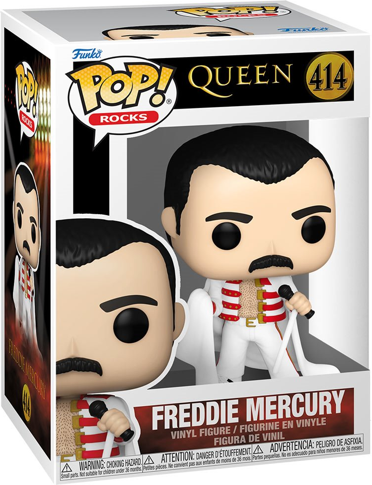 Funko Pop! Rocks Queen Freddie Mercury with Cape #414