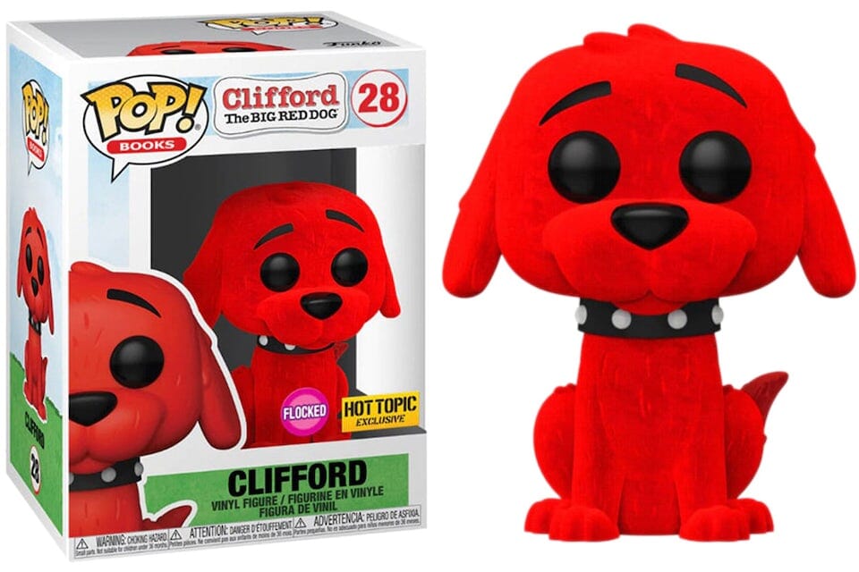 Funko Pop! Clifford The Big Red Dog Clifford Flocked Exclusive #28