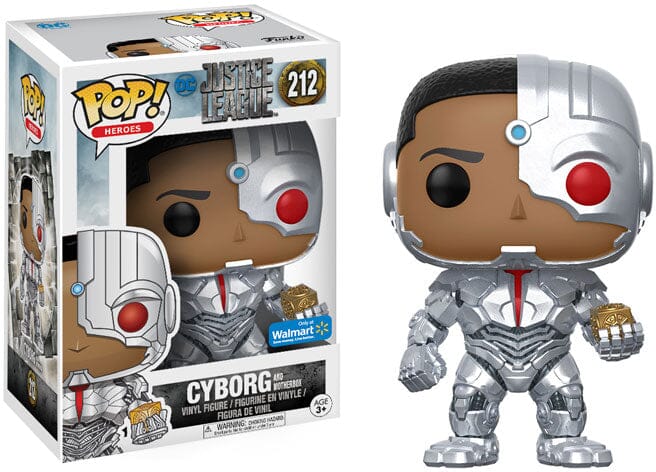 Funko Pop! DC Justice League Cyborg (And Motherbox) Exclusive #212