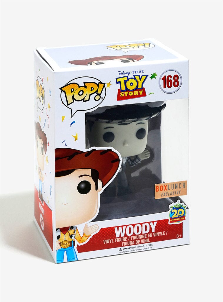 Funko Pop! Disney Toy Story Woody (Black & White) Exclusive #168