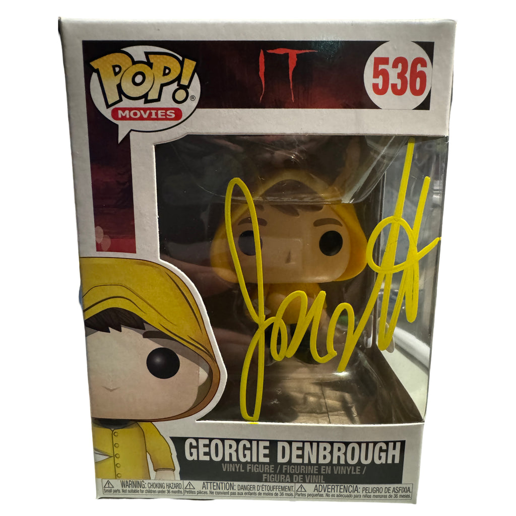 Funko Pop! IT Georgie Denbrough Signed Autographed By Jackson Robert Scott #536 (JSA Certified)