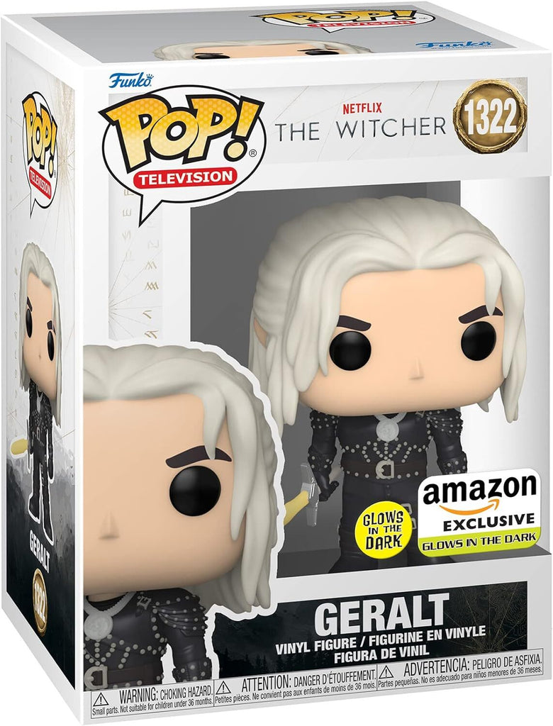 Funko Pop! Netflix The Witcher Geralt with Sword Glow Exclusive #1322