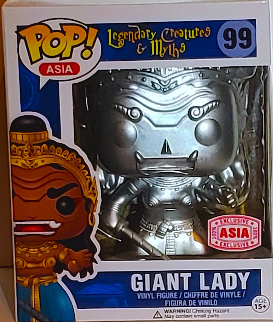 Funko Pop! Legendary Creatures & Myths Giant Lady (Silver) Exclusive #99