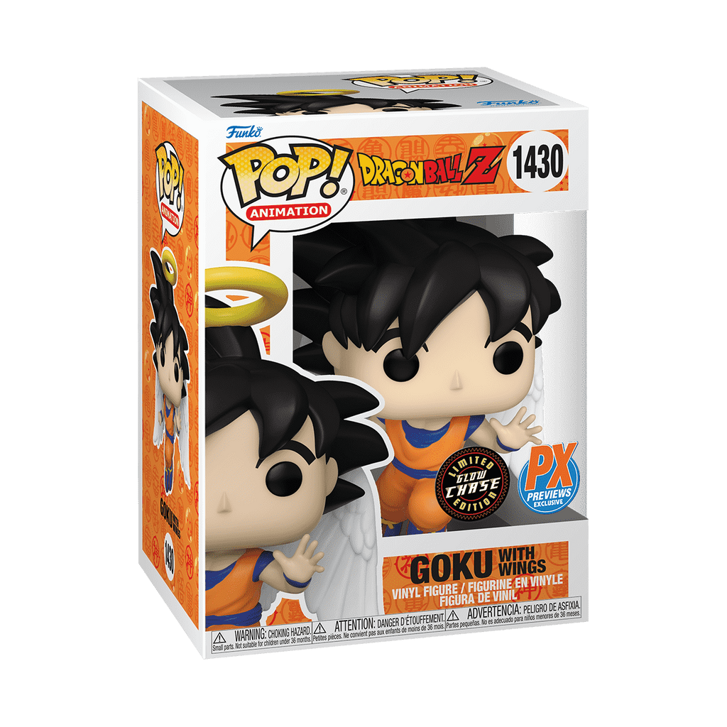 Funko Pop! Dragon Ball Z Goku with Wings Glow Chase Exclusive #1430