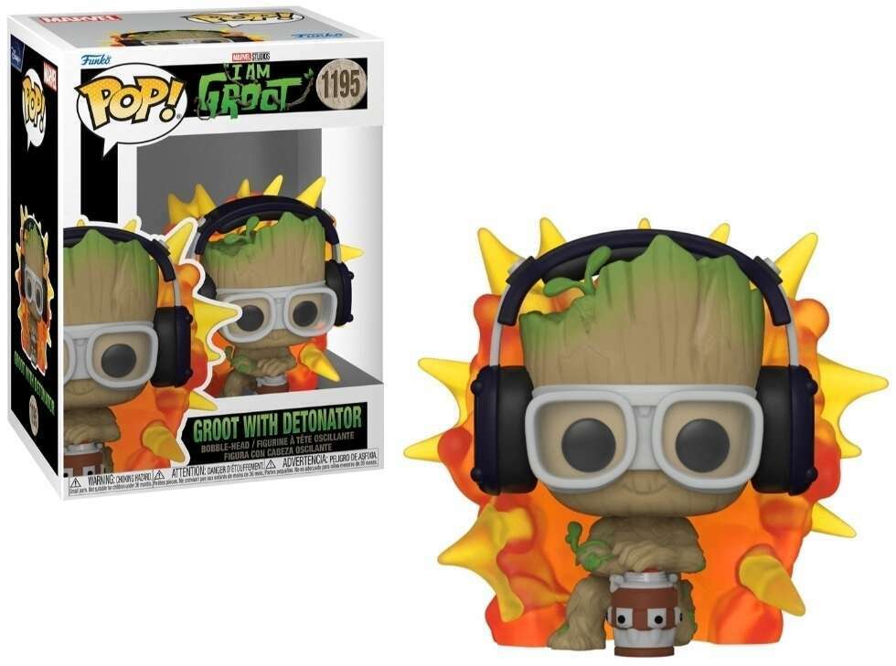 Funko Pop! I Am Groot Groot with Detonator #1195 