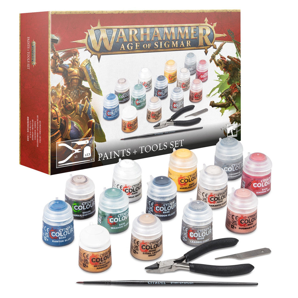 Age of Sigmar: Paint & Tools Set