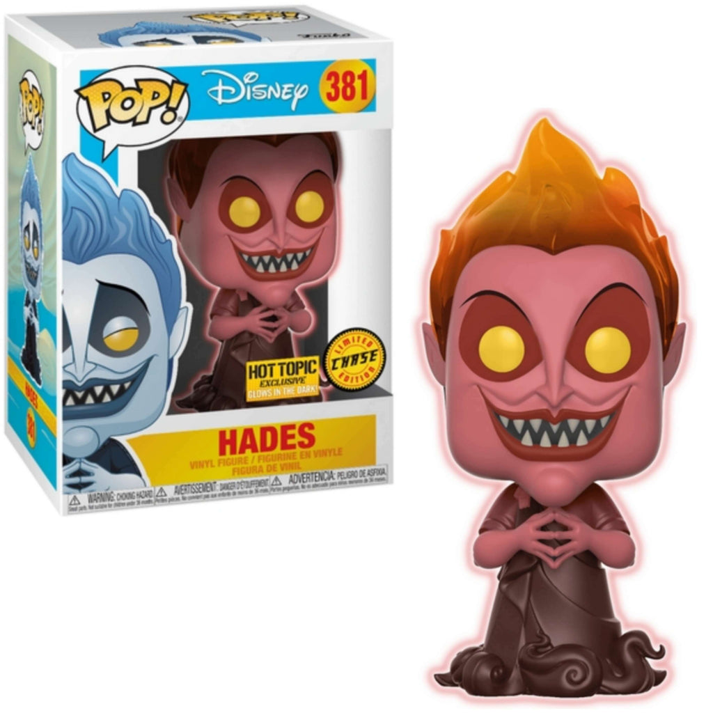 Disney Hercules Hades Glow Chase Exclusive Funko Pop! #381