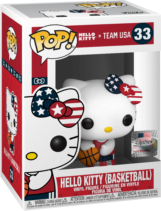 Funko Pop! Hello Kitty X Team USA Hello Kitty (Basketball) #33