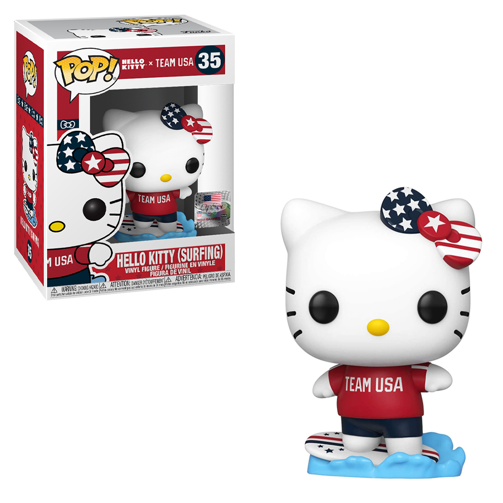 Funko Pop! Hello Kitty X Team USA Hello Kitty (Surfing) #35