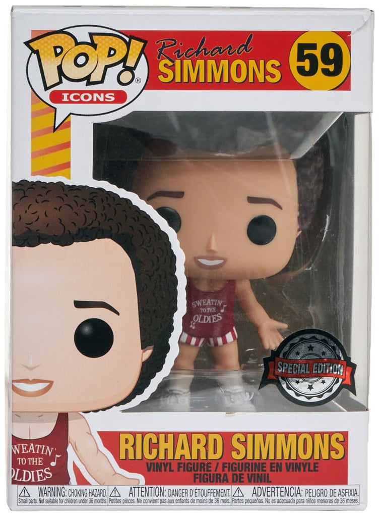 Funko Pop! Richard Simmons (Sweatin To The Oldies) #59 (Special Edition Sticker)